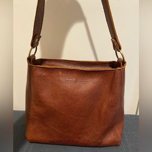 VGUC Portland Leather Goods Triangle Bag in Nutmeg